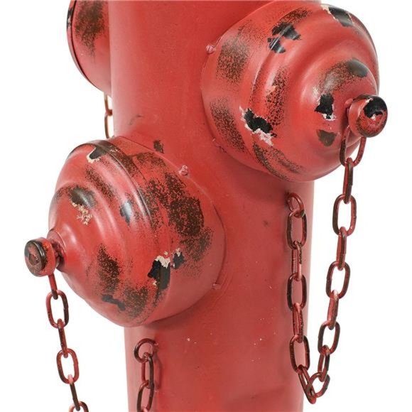 21.5-Inch Fire Hydrant Metal Garden Accent Dog Pee Post for Potty Training - Picture 6 of 7